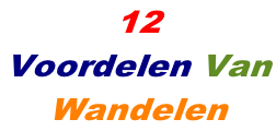 12  Voordelen Van  Wandelen
